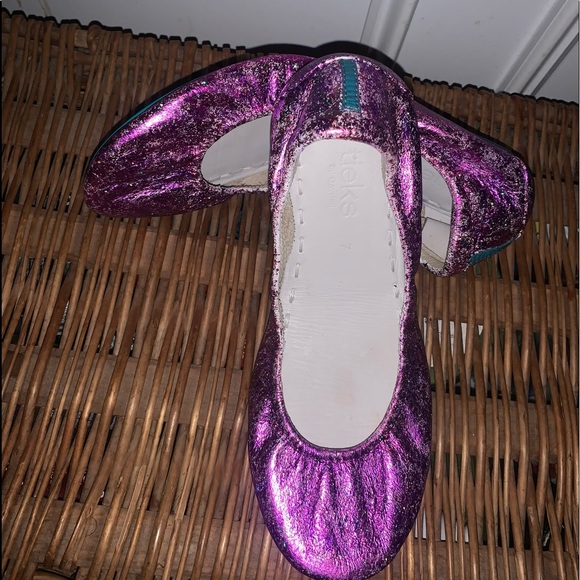 Custom Purple Sparkle Tieks - Picture 2 of 7